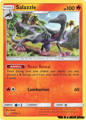 Normal Salazzle [31/214 Near Mint ]