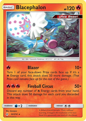 Rare Blacephalon [32/214 Near Mint ]