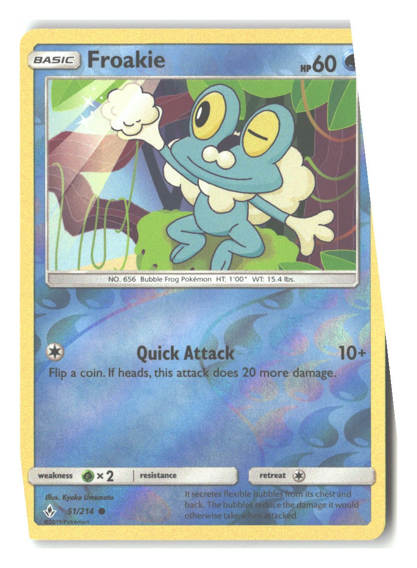 51/214 Froakie Common Reverse Holofoil
