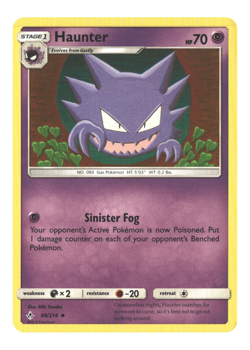 69/214 Haunter Uncommon Normal