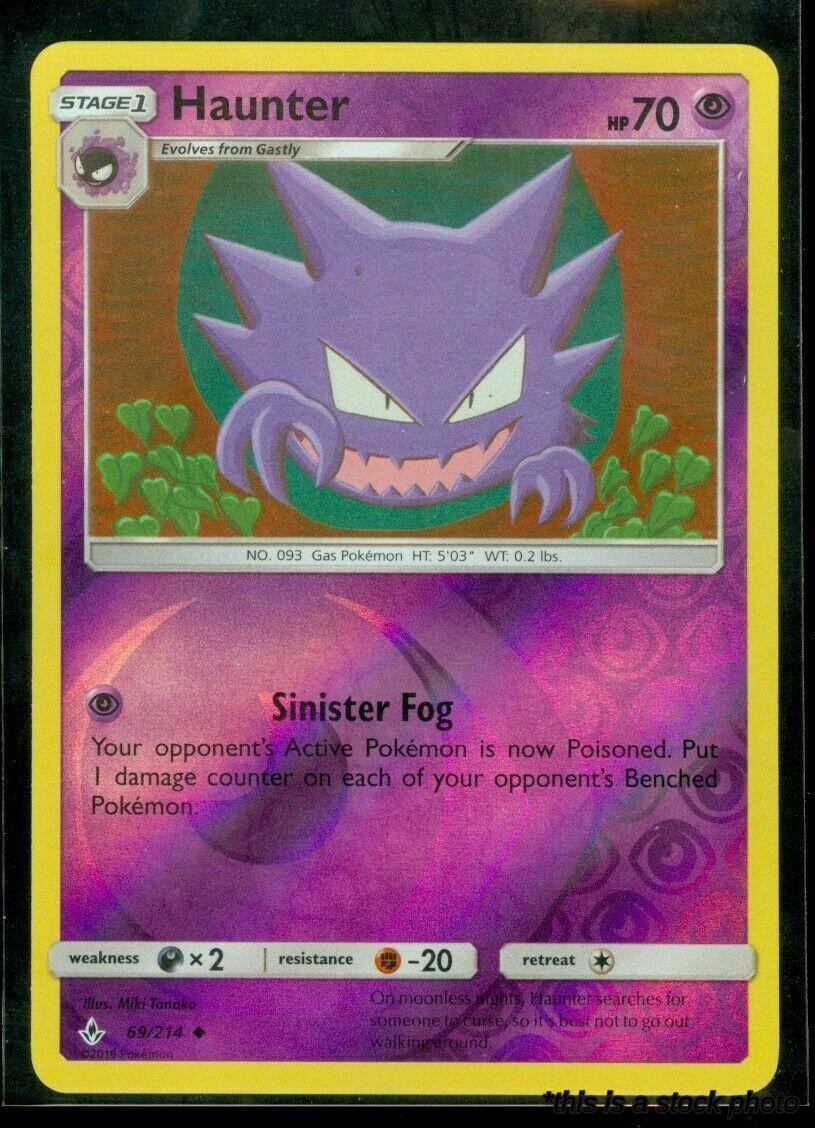 Reverse Holofoil Haunter [69/214 Near Mint ]