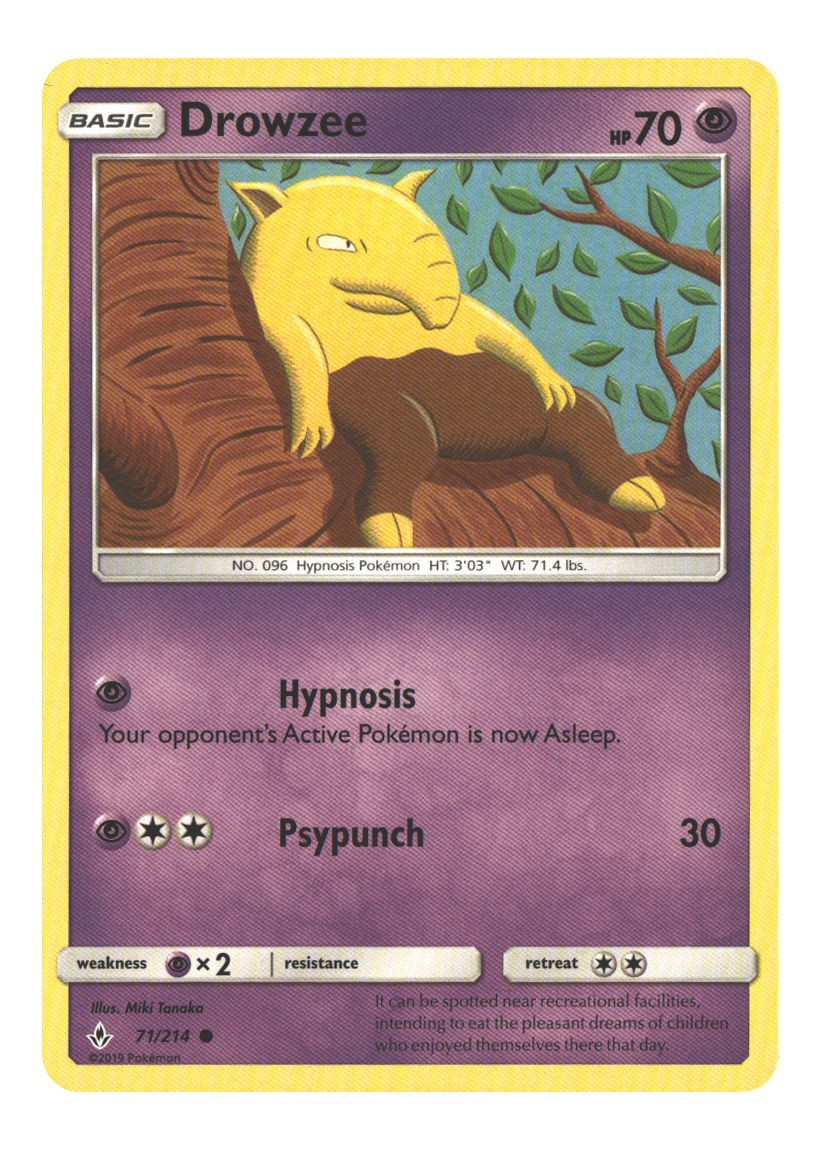 71/214 Drowzee Common Normal