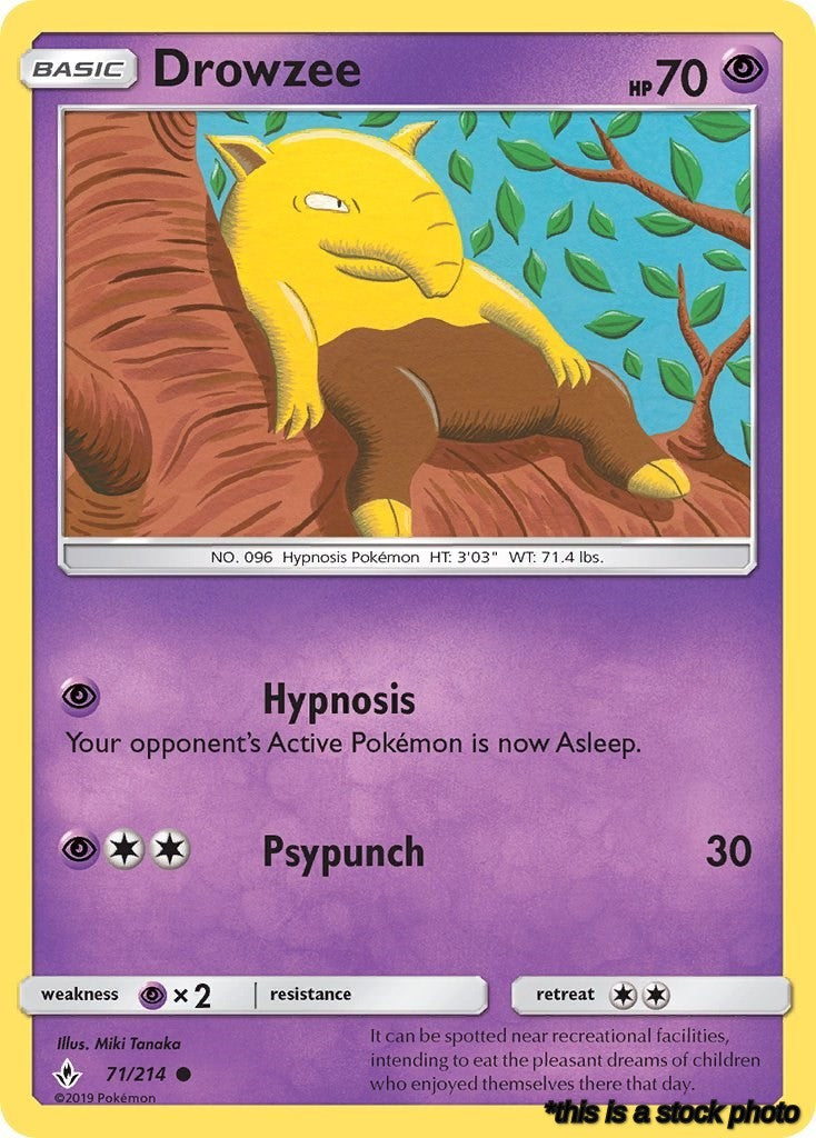 71/214 Drowzee Common Normal