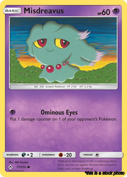 Normal Misdreavus [77/214 Lightly Played ]