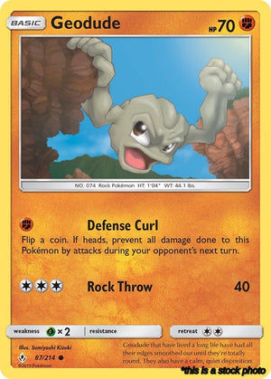 Normal Geodude [87/214 Lightly Played ]