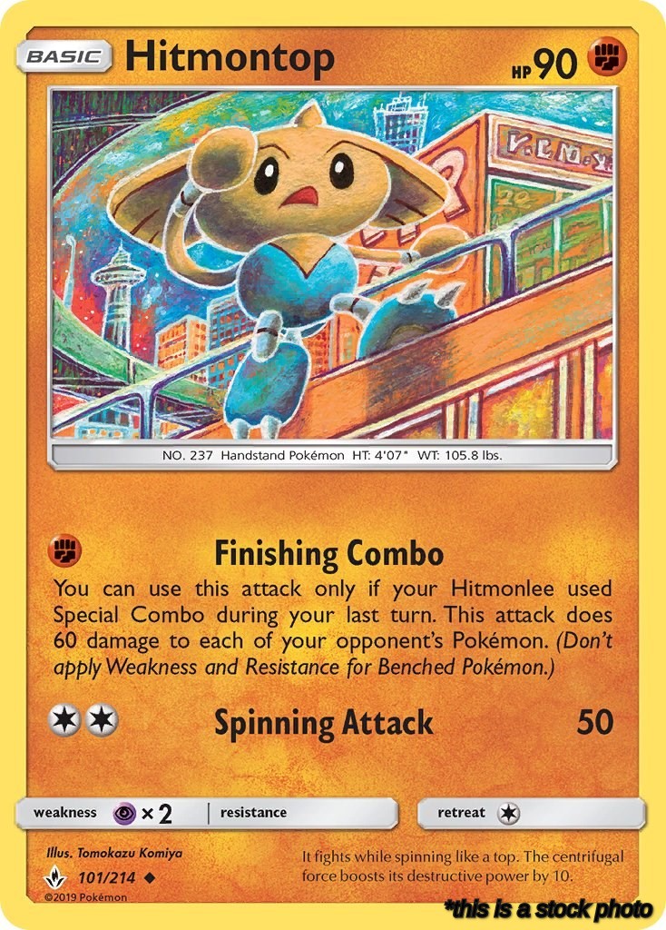 Normal Hitmontop [101/214 Near Mint ]