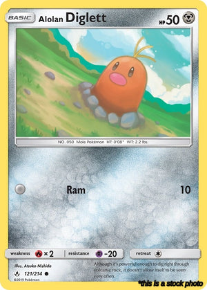 121/214 Alolan Diglett Common Normal