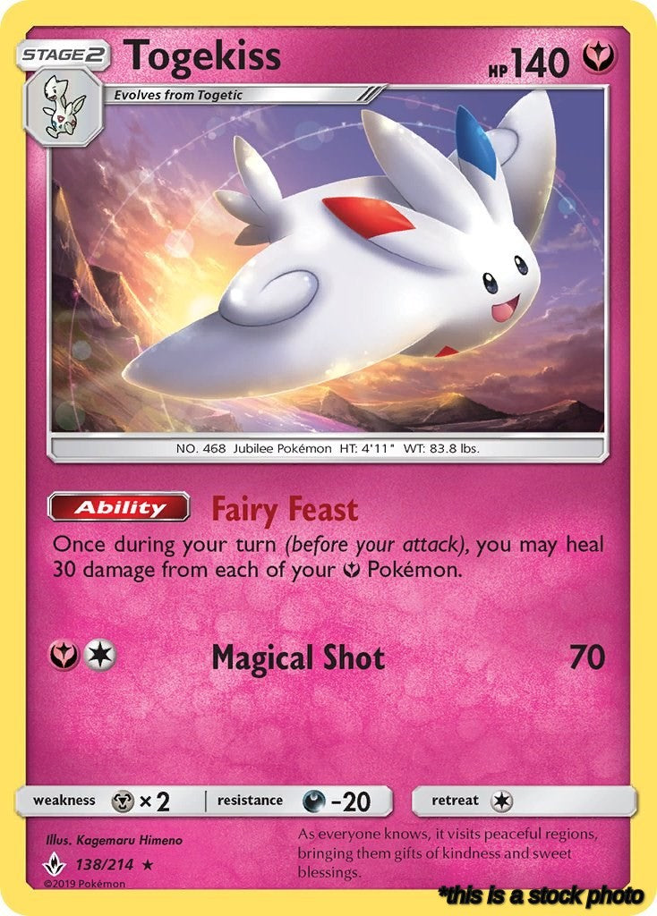 138/214 Togekiss Holo Rare Holofoil