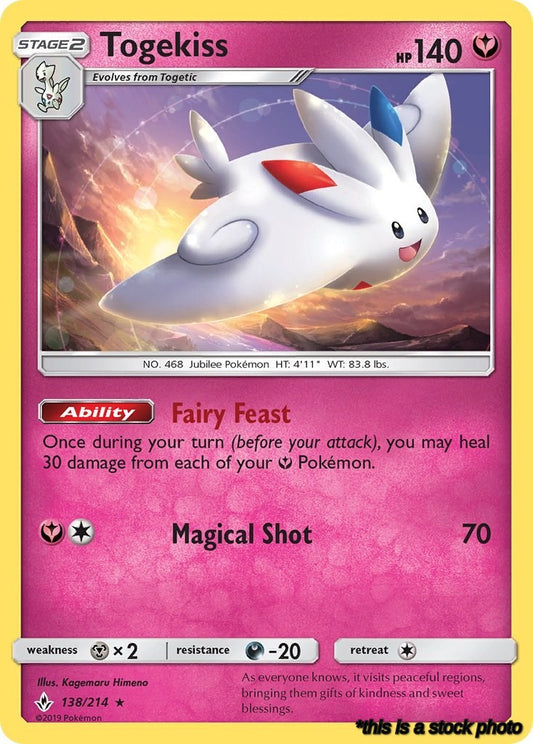 138/214 Togekiss Holo Rare Holofoil