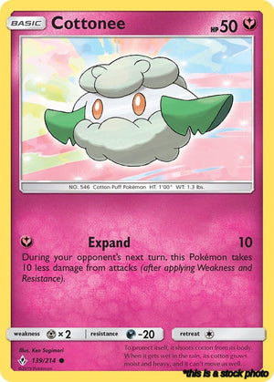 139/214 Cottonee Common Normal
