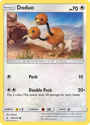 Common Doduo [150/214 Lightly Played ]