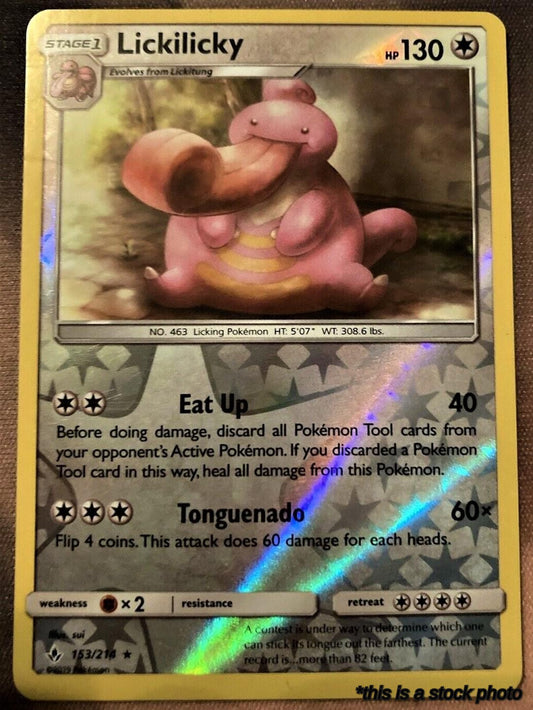 Reverse Holofoil Lickilicky [153/214 Near Mint ]