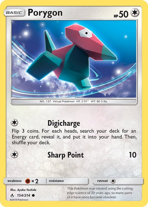 Common Porygon (154) [154/214 Lightly Played ]