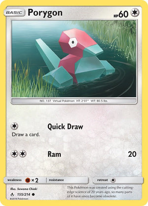 Common Porygon (155) [155/214 Lightly Played ]