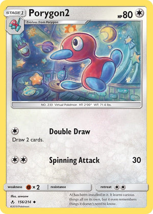 Uncommon Porygon2 [156/214 Lightly Played ]