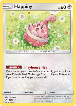 Uncommon Happiny [161/214 Lightly Played ]