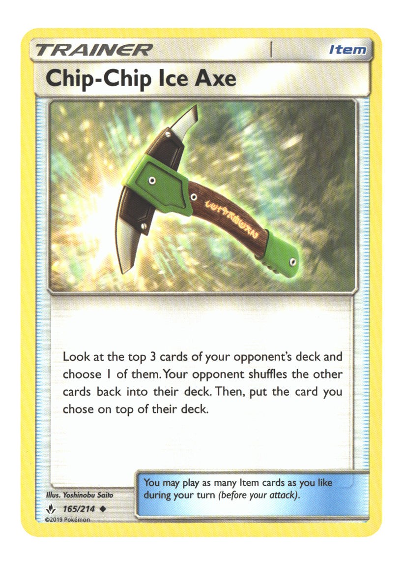 165/214 Chip-Chip Ice Axe Uncommon Normal