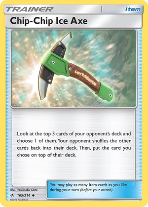 Uncommon Chip-Chip Ice Axe [165/214 Lightly Played ]