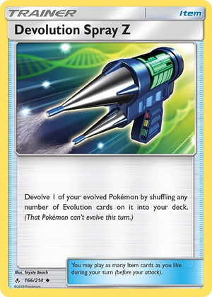 Uncommon Devolution Spray Z [166/214 Lightly Played ]