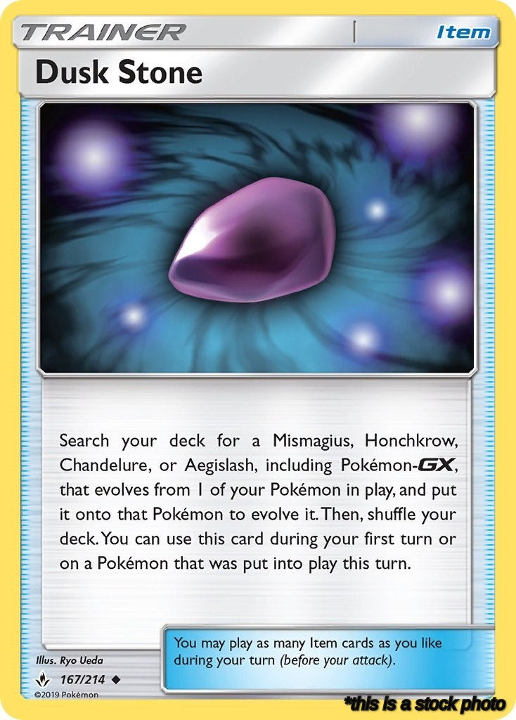 167/214 Dusk Stone Uncommon Reverse Holofoil