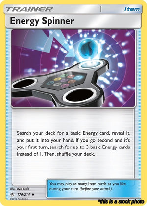Uncommon Energy Spinner [170/214 Moderately Played ]