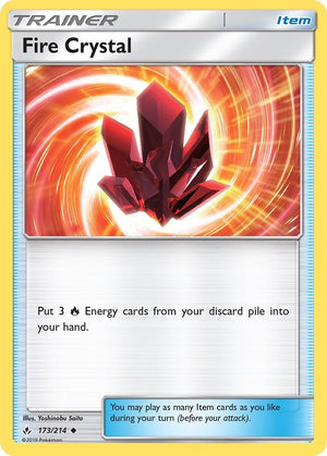 Uncommon Fire Crystal [173/214 Lightly Played ]