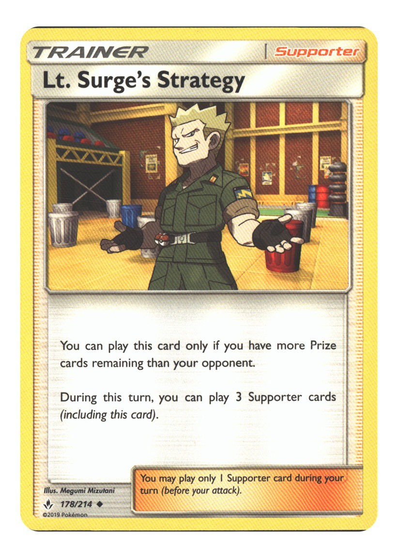 178/214 Lt. Surge's Strategy Uncommon Normal