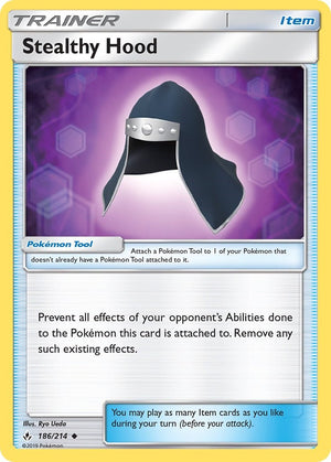 Uncommon Stealthy Hood [186/214 Lightly Played ]