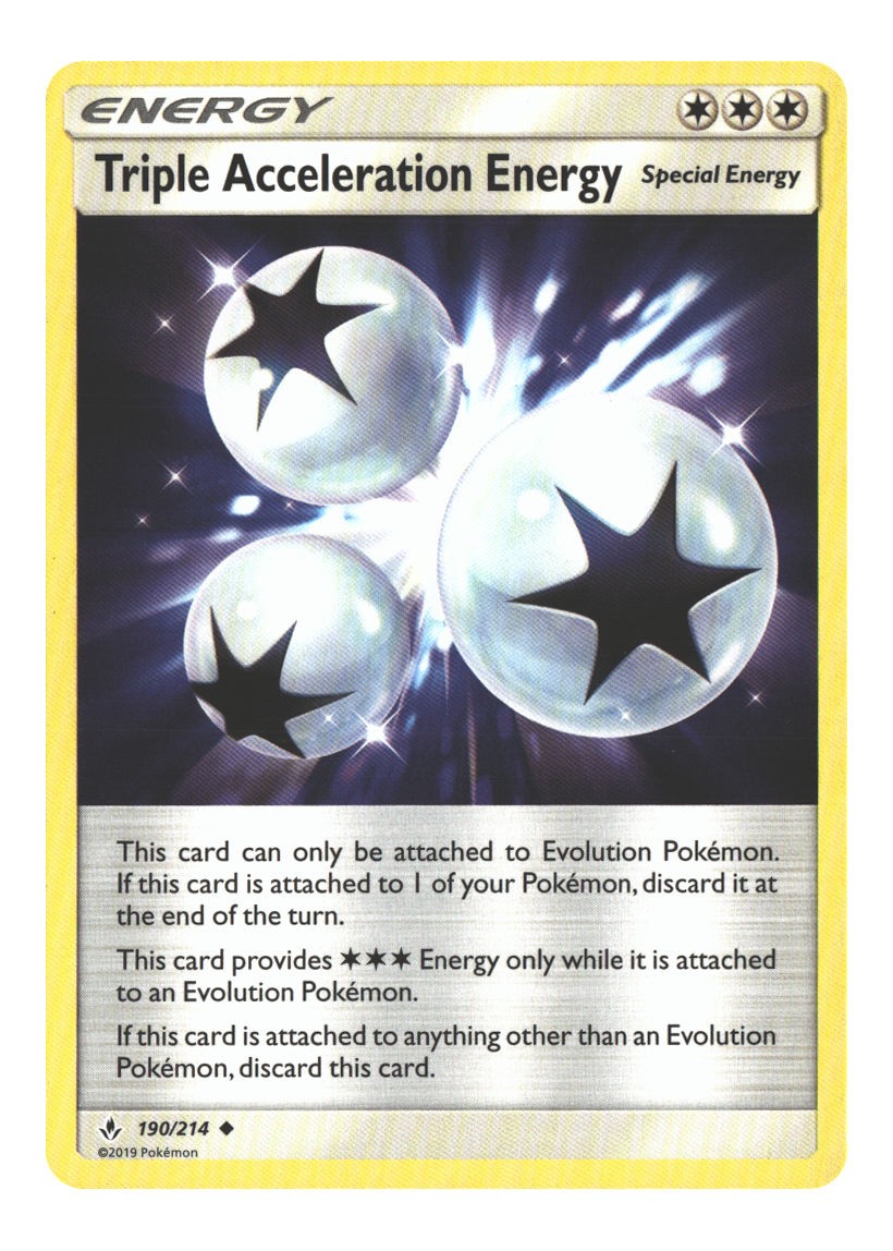 190/214 Triple Acceleration Energy Uncommon Normal