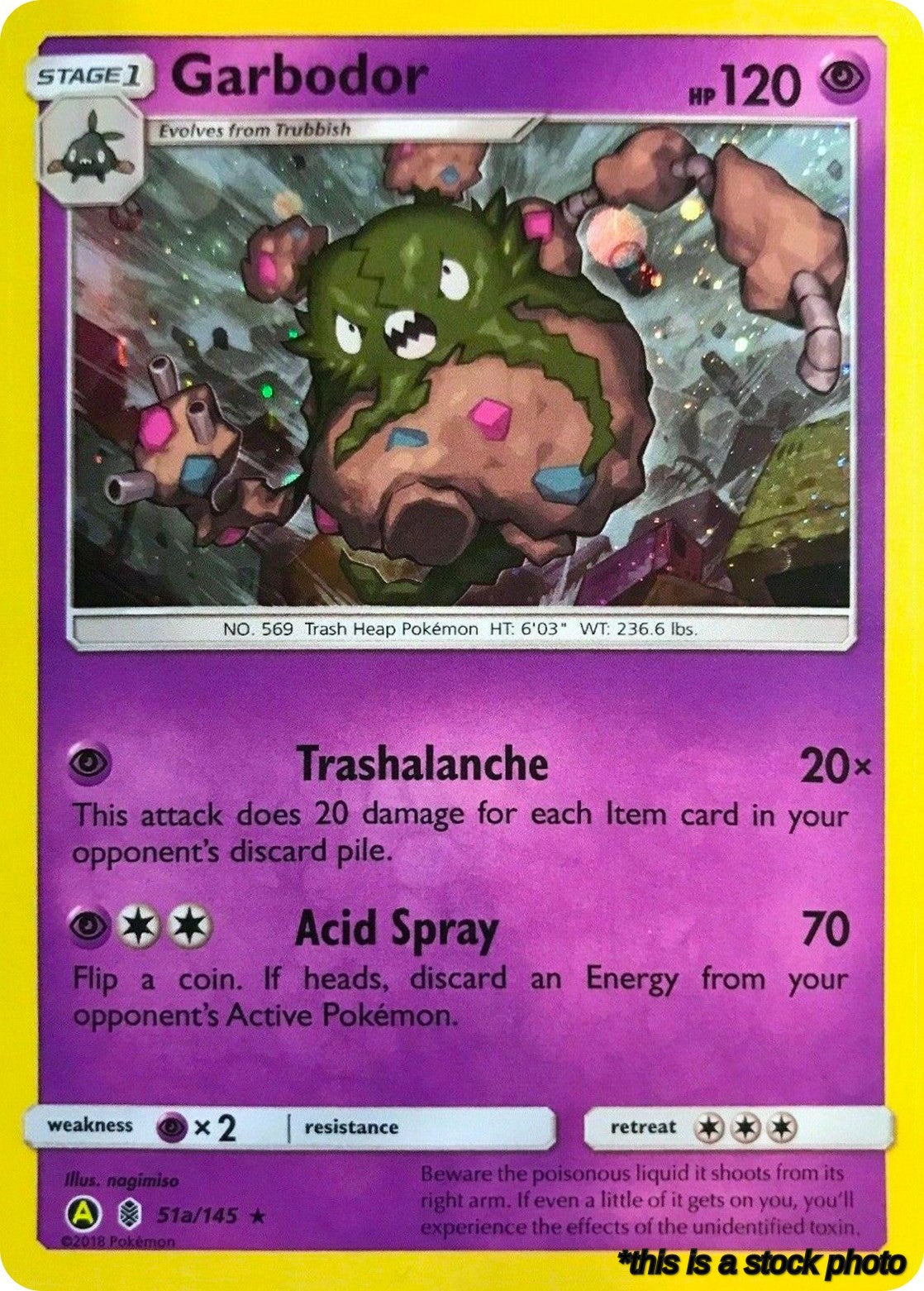 Garbodor - 51a/145 (Cosmos Holo)