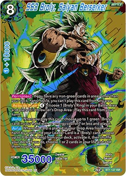 SS3 Broly, Saiyan Berserker [BT7-127]