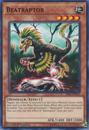 1st Edition Beatraptor [RIRA-EN033 Near Mint] Common / Short Print