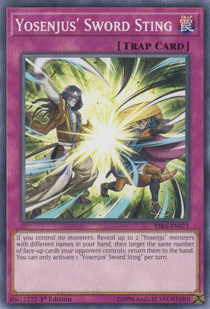 1st Edition Yosenjus' Sword Sting [RIRA-EN071 Near Mint] Common / Short Print