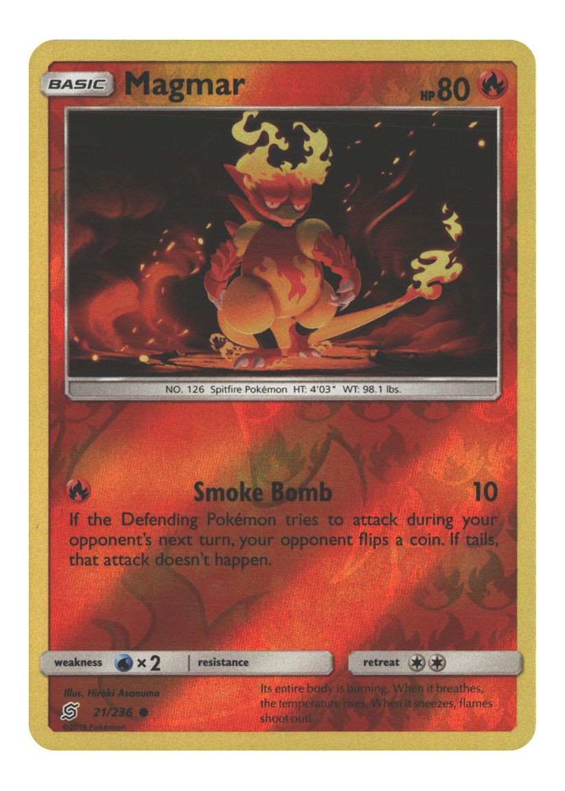21/236 Magmar Common Reverse Holofoil