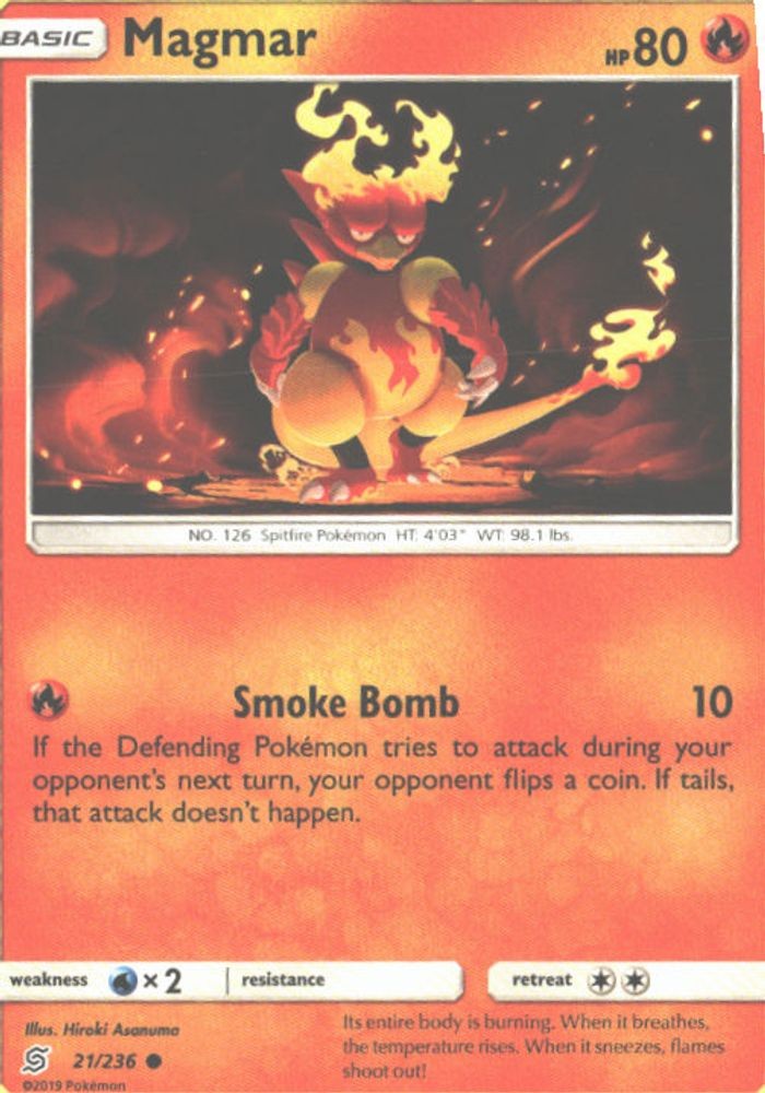 21/236 Magmar Common Normal