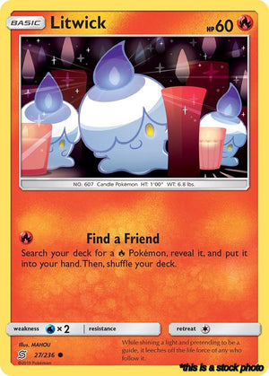 27/236 Litwick (27) Common Normal