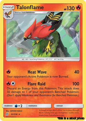 32/236 Talonflame Rare Normal
