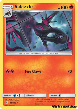 34/236 Salazzle (34) Rare Normal