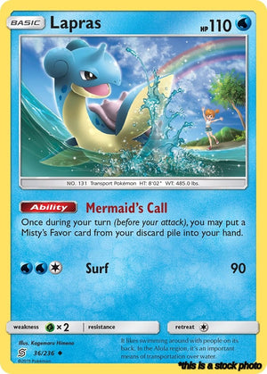 36/236 Lapras Uncommon Normal
