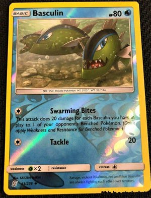 43/236 Basculin Uncommon Reverse Holofoil