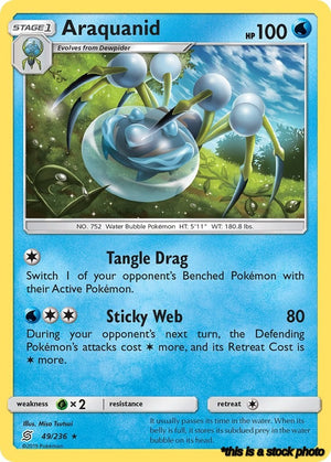 49/236 Araquanid Rare Reverse Holofoil