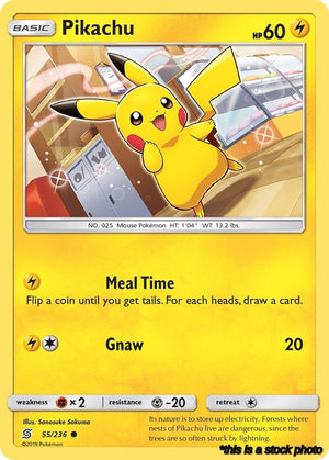 55/236 Pikachu (55) Common Reverse Holofoil