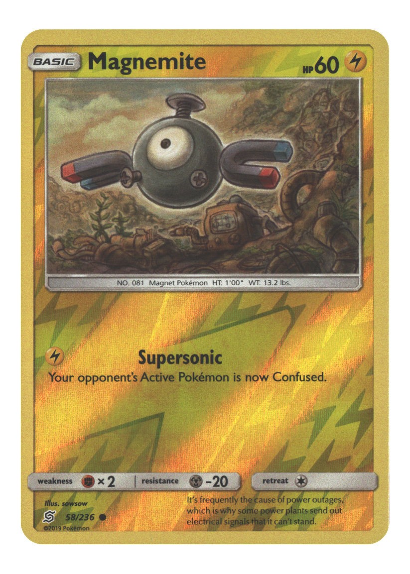 58/236 Magnemite Common Reverse Holofoil