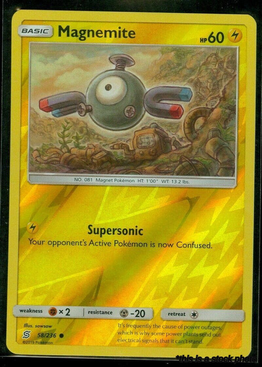 58/236 Magnemite Common Reverse Holofoil