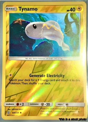 64/236 Tynamo (64) Common Reverse Holofoil