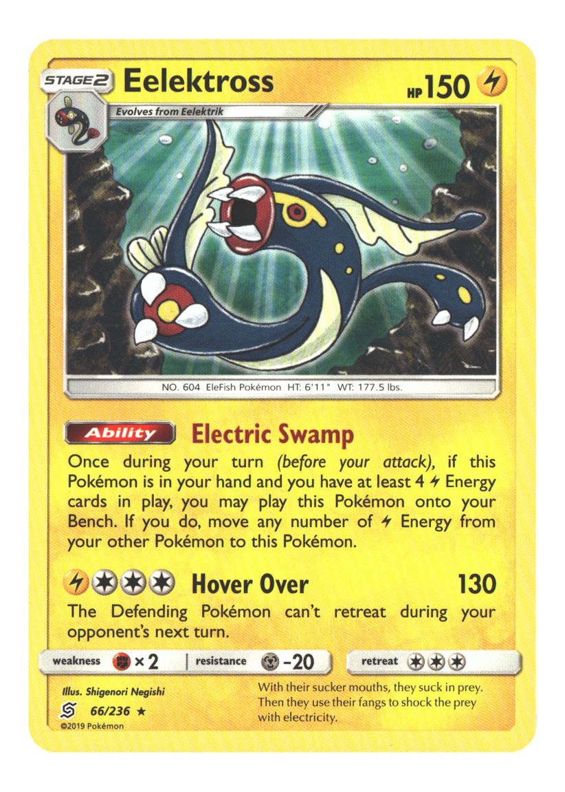 66/236 Eelektross Holo Rare Holofoil