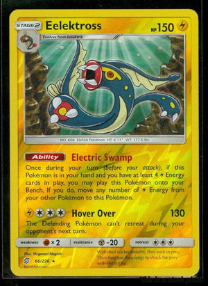 66/236 Eelektross Holo Rare Reverse Holofoil
