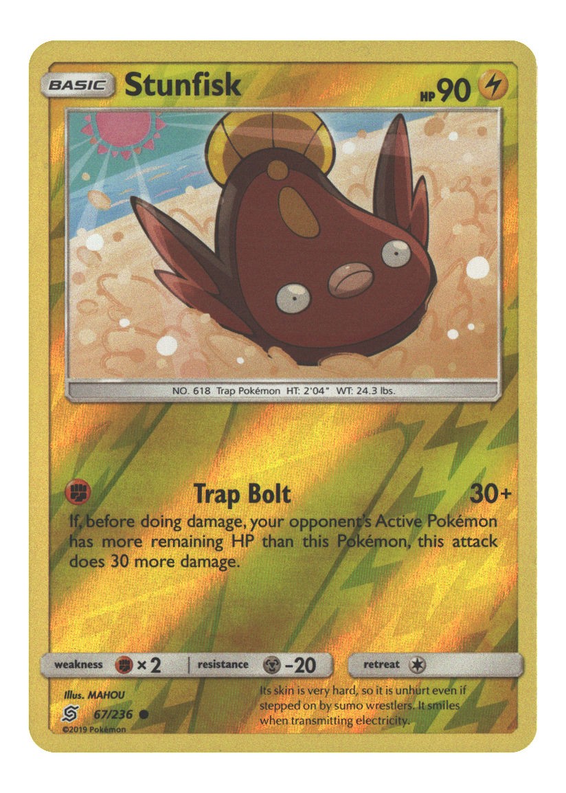 67/236 Stunfisk Common Reverse Holofoil