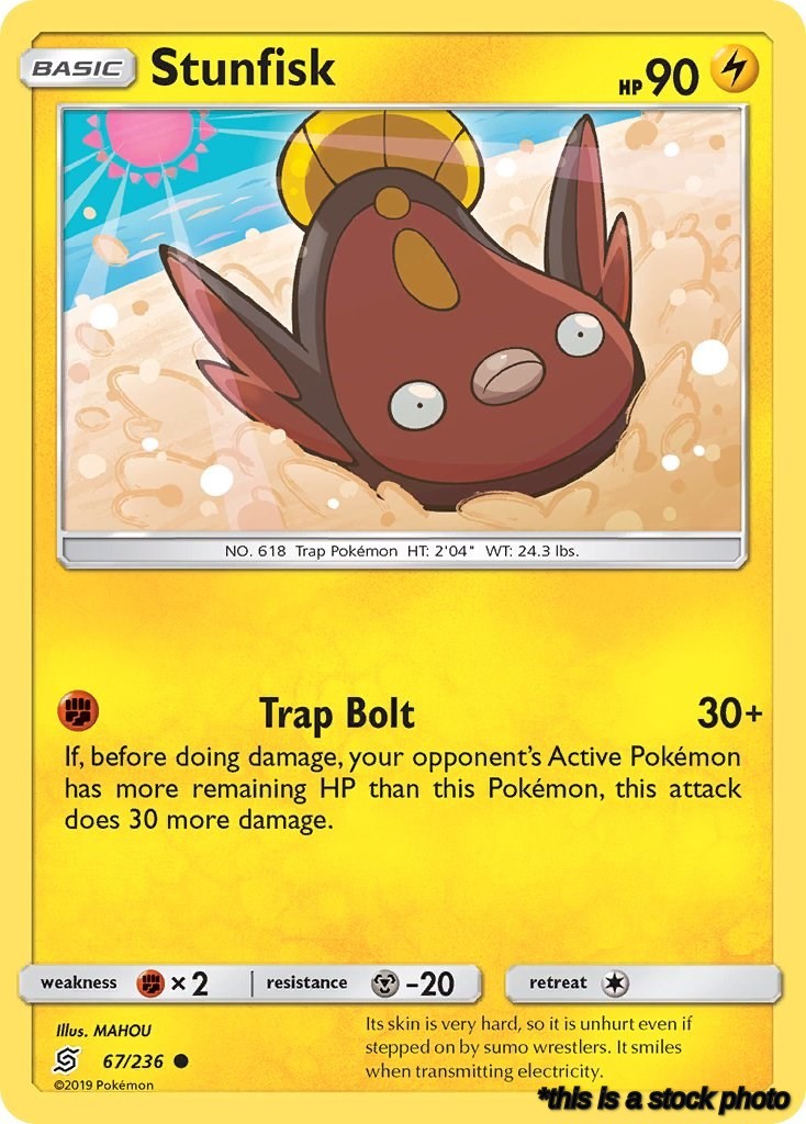 67/236 Stunfisk Common Reverse Holofoil