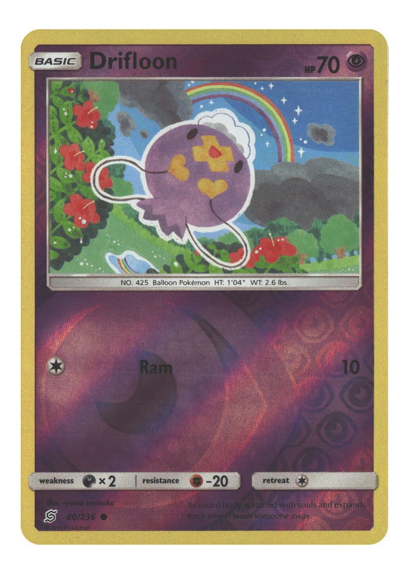 80/236 Drifloon Common Reverse Holofoil